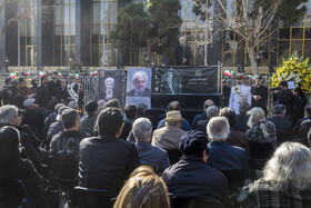 مراسم تشییع پیکر «عنایت بخشی»