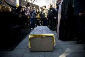 مراسم تشییع پیکر «عنایت بخشی»