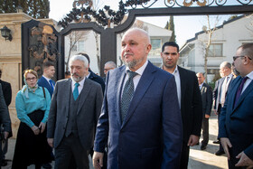 سرگئی یوگنیویچ سی وی لیف، وزیر انرژی روسیه در مراسم گشایش خانه فرهنگ روسیه - تهران