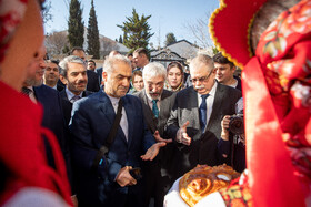 کاظم جلالی، سفیر ایران در روسیه در مراسم گشایش خانه فرهنگ روسیه - تهران