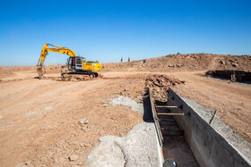 بازدید خبرنگاران از تصفیه خانه فاضلاب در حال ساخت پردیسان، مسکن مهر و ملی قم