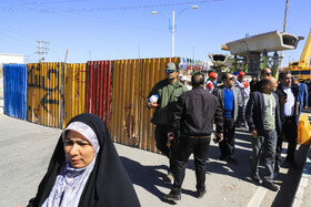 بازدید خبرنگاران از پروژه آغاز نصب سگمنت در آخرین چپگرد پروژه تقاطع غیر همسطح «شهدای خلبان» با حضور شهردار کرمان