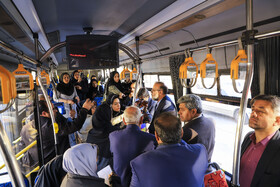 بازدید خبرنگاران از پروژه های شهری با حضورشهردار کرمان