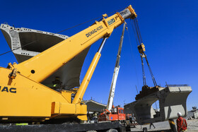 بازدید خبرنگاران از پروژه آغاز نصب سگمنت در آخرین چپگرد پروژه تقاطع غیر همسطح «شهدای خلبان» با حضور شهردار کرمان