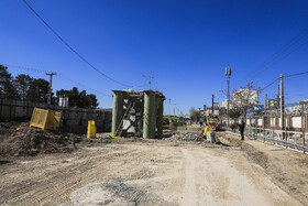 بازدید خبرنگاران از پروژه پایان بتن‌ریزی آخرین سرستون ضلع شمالی پروژه شهدای اقتدار (سه‌راه سیلو)با حضور شهردار کرمان