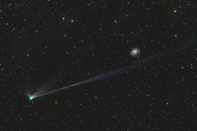 عکس روز ناسا از «دنباله‌دار ویرژوش»