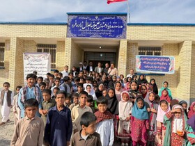 افتتاح مدرسه ۶ کلاسه در کَندز سیستان و بلوچستان