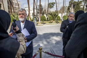 محمدصادق معتمدیان، استاندار تهران و سید رضا صالحی امیری، وزیر میراث فرهنگی و گردشگری 
 در حاشیه جلسه هیات دولت -  ۲۹ بهمن