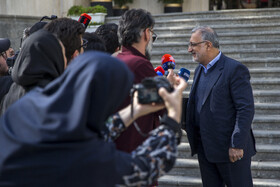 علیرضا زاکانی، شهردار تهران در حاشیه جلسه هیات دولت - ۲۹ بهمن