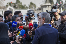 حسین سیمایی صراف، وزیر علوم در حاشیه جلسه هیات دولت - ۲۹ بهمن