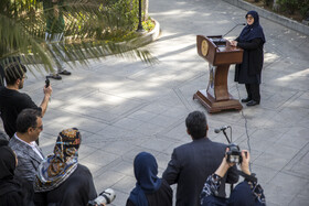فاطمه مهاجرانی، سخنگوی دولت در حاشیه جلسه هیات دولت - ۲۹ بهمن