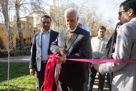 آئین بهره‌برداری از بوستان محلی شاداب با حضور علی قاسم‌زاده، شهردار اصفهان