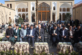 آیین بهره‌برداری از نخستین مرکز نوآوری صنایع دستی و خلاق بانوان اصفهان در خانه تاریخی روغنی با حضور علی قاسم‌زاده شهردار اصفهان 