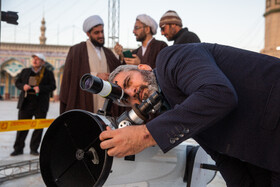 استهلال ماه مبارک رمضان در مسجد مقدس جمکران