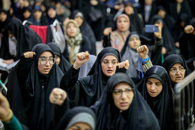 مراسم چهلم جانباختگان ناآرامی‌های دی ماه - قم