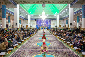 جزء خوانی قرآن کریم در حرم حضرت فاطمه معصومه(س)