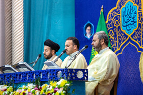 جزء خوانی قرآن کریم در حرم حضرت فاطمه معصومه(س)