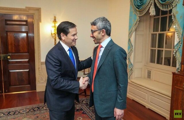 رایزنی روبیو و بن زاید درباره طرح ترامپ و شورای صلح غزه