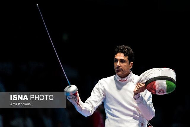 قهرمانی شمشیرباز اپه ایران در مسابقات دبی