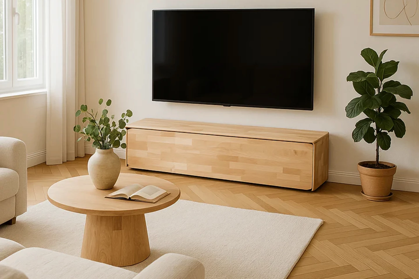 تختخوابی که میز تلویزیون میشود!