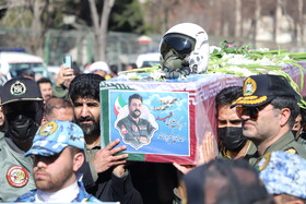 تشییع پیکر شهید خلبان سرهنگ مهدی فیروزمند - تبریز