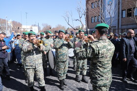 تشییع پیکر شهید خلبان سرهنگ مهدی فیروزمند - تبریز