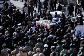 تشییع پیکر شهید خلبان سرهنگ مهدی فیروزمند - تبریز