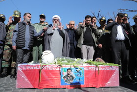 تشییع پیکر شهید خلبان سرهنگ مهدی فیروزمند - تبریز