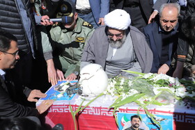 تشییع پیکر شهید خلبان سرهنگ مهدی فیروزمند - تبریز