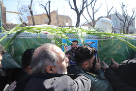 تشییع پیکر شهید خلبان سرهنگ مهدی فیروزمند - تبریز