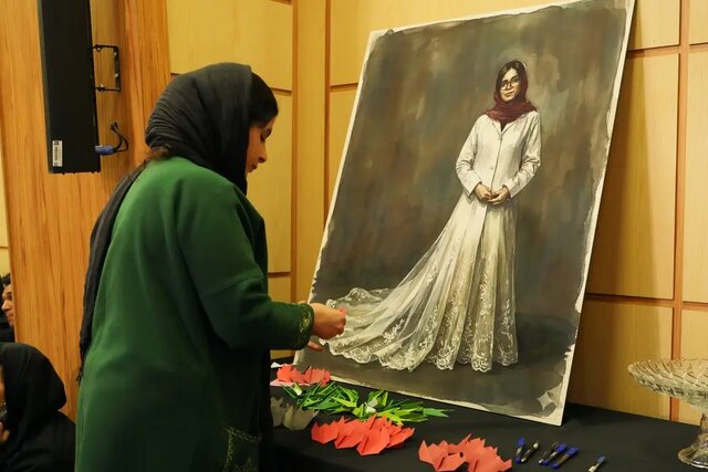 مراسم چهلم «آیدا حیدری» در دانشگاه تهران برگزار شد