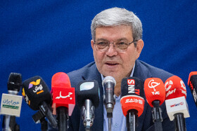 سید جواد حسینی، رئیس سازمان بهزیستی در نشست خبری بهزیستی در شیرخوارگاه آمنه