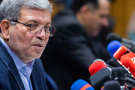 سید جواد حسینی، رئیس سازمان بهزیستی در نشست خبری بهزیستی در شیرخوارگاه آمنه