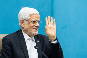 محمدرضا عارف، معاون اول رئیس جمهور در جلسه شورای عالی عتف