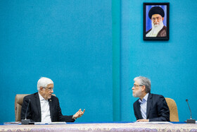 حسین سیمایی صراف، وزیر علوم، محمدرضا عارف، معاون اول رئیس جمهور در جلسه شورای عالی عتف