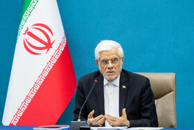 محمدرضا عارف، معاون اول رئیس جمهور در جلسه شورای عالی عتف