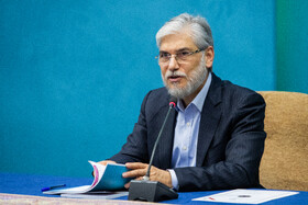 حسین سیمایی صراف، وزیر علوم در جلسه شورای عالی عتف با حضور معاون اول رئیس جمهور