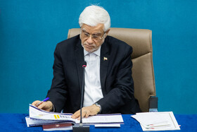 محمدرضا عارف، معاون اول رئیس جمهور در جلسه شورای عالی عتف