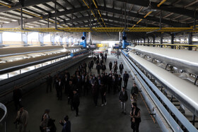 بازدید معاون رئیس جمهور از پروژه واحد تولیدی اسلب سرامیکی شرکت چیاسرام زاگرس در سفر به کرمانشاه