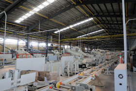 بازدید معاون رئیس جمهور از پروژه واحد تولیدی اسلب سرامیکی شرکت چیاسرام زاگرس در سفر به کرمانشاه