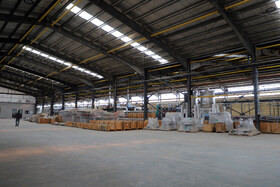 بازدید معاون رئیس جمهور از پروژه واحد تولیدی اسلب سرامیکی شرکت چیاسرام زاگرس در سفر به کرمانشاه