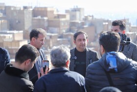 سامان احمدزاده، شهردار منطقه یک تبریز در تور‌رسانه ای شهرداری منطقه یک تبریز