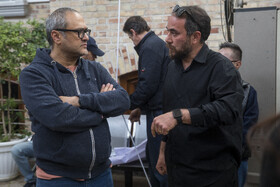 رامبد جوان، بازیگر در مراسم یابود جواد گنجی