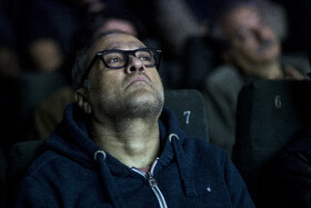 رامبد جوان، بازیگر در مراسم یابود جواد گنجی