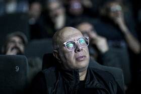 محمد بحرانی، بازیگر در مراسم یابود جواد گنجی