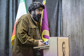 سخنرانی مجید برزگر، کارگردان در مراسم یابود جواد گنجی