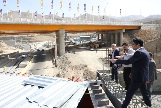 بزرگراه شمالی کرج به زودی تکمیل می‌شود