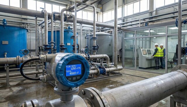 مزیت کلیدی فلومترها در صنعت آب و فاضلاب برای بهینه‌سازی و کاهش هدررفت