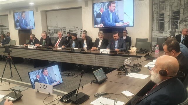 غریبآبادی در نشست عالیرتبه گروه دوستان دفاع از منشور سازمان ملل متحد آمریکا مهمترین عامل فروپاشی نظم بینالمللی مبتنی بر حقوق بینالملل است