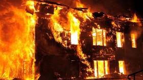 حریق بزرگ در هتلی در «ویسکانسینِ» آمریکا+فیلم